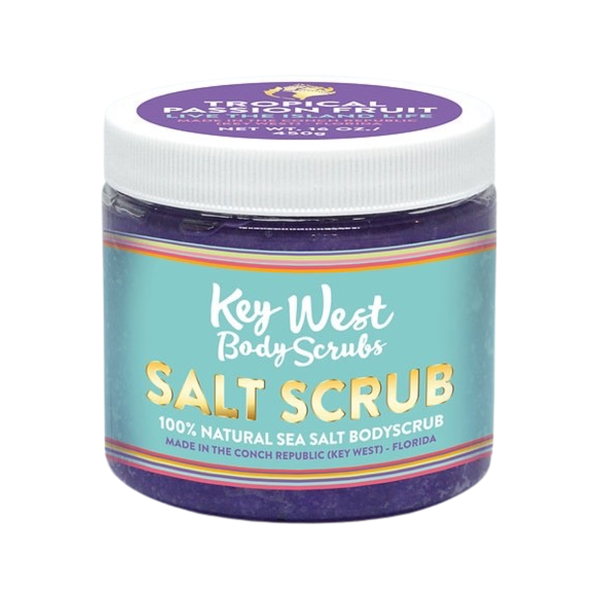 Key West Body Scrubs -Tropical Passion Fruit Salt Scrub