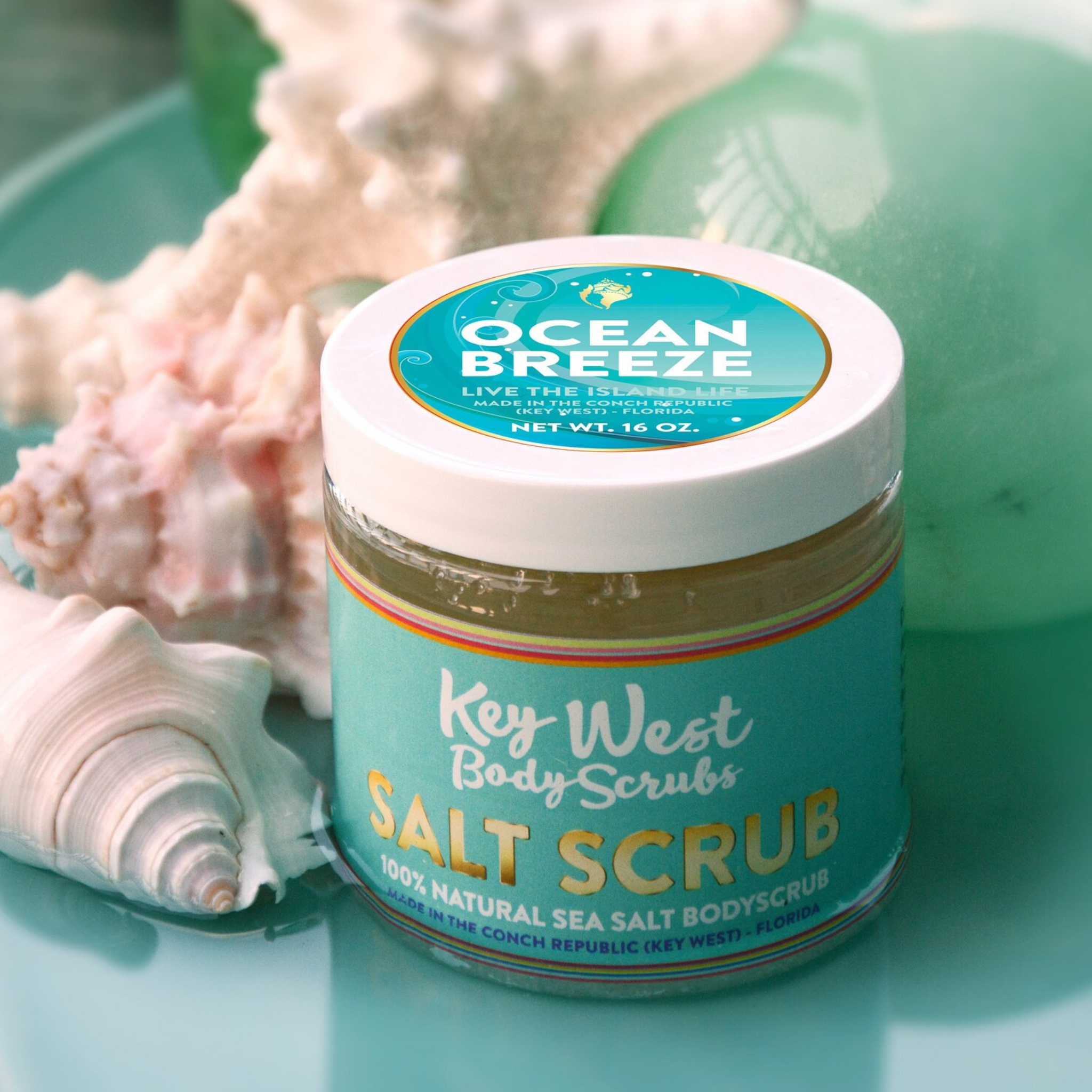 Key West Body Scrubs - Ocean Breeze Salt Scrub