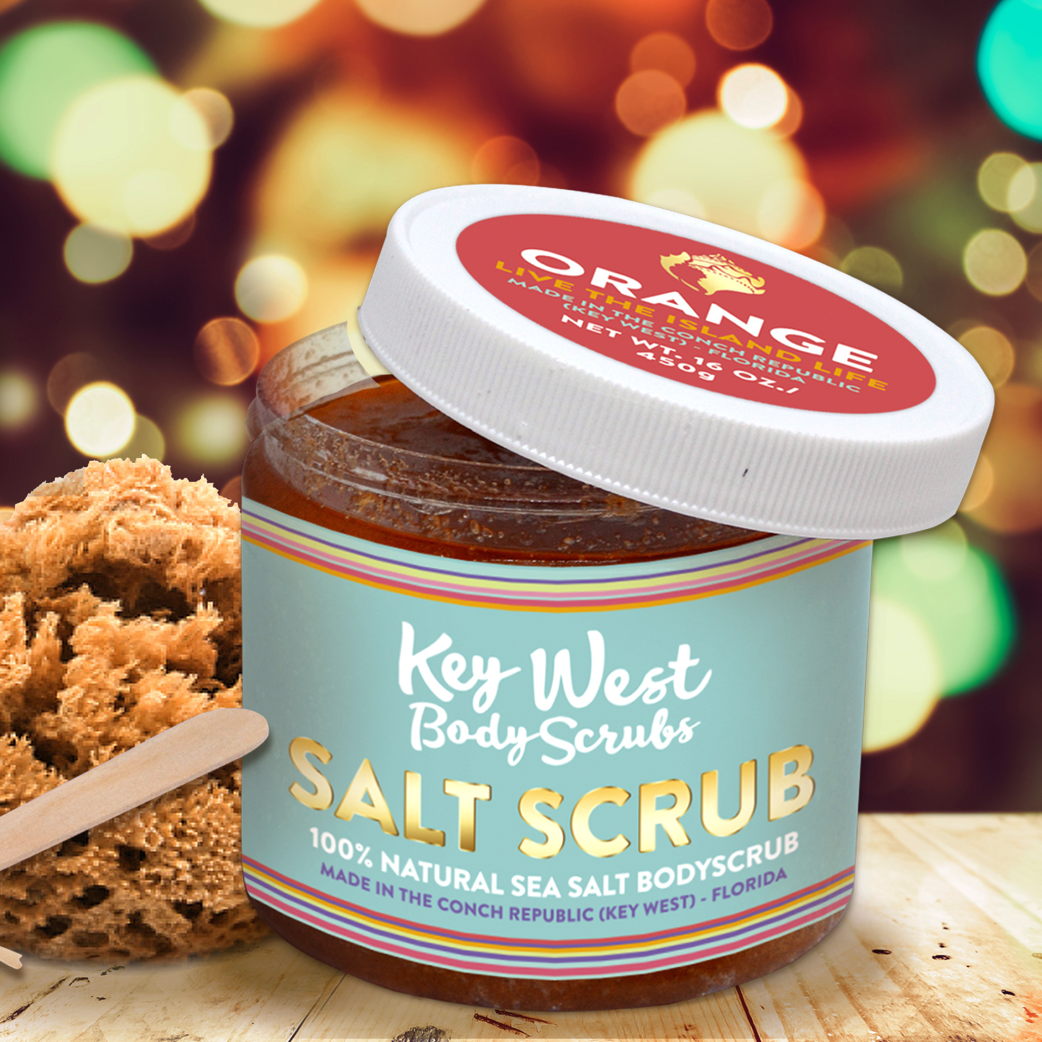 Key West Body Scrubs -Orange Salt Scrub