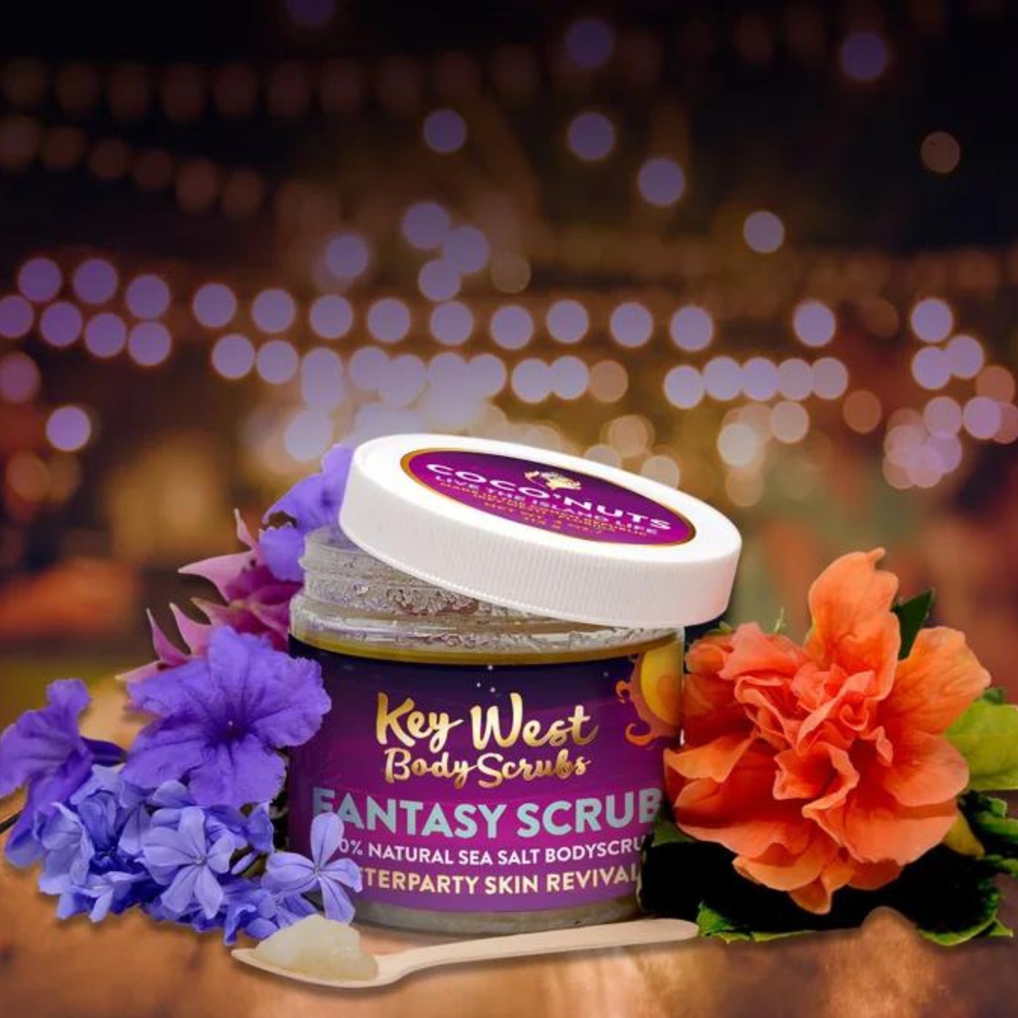 Key West Body Scrubs - Fantasy Scrub (Coconuts)