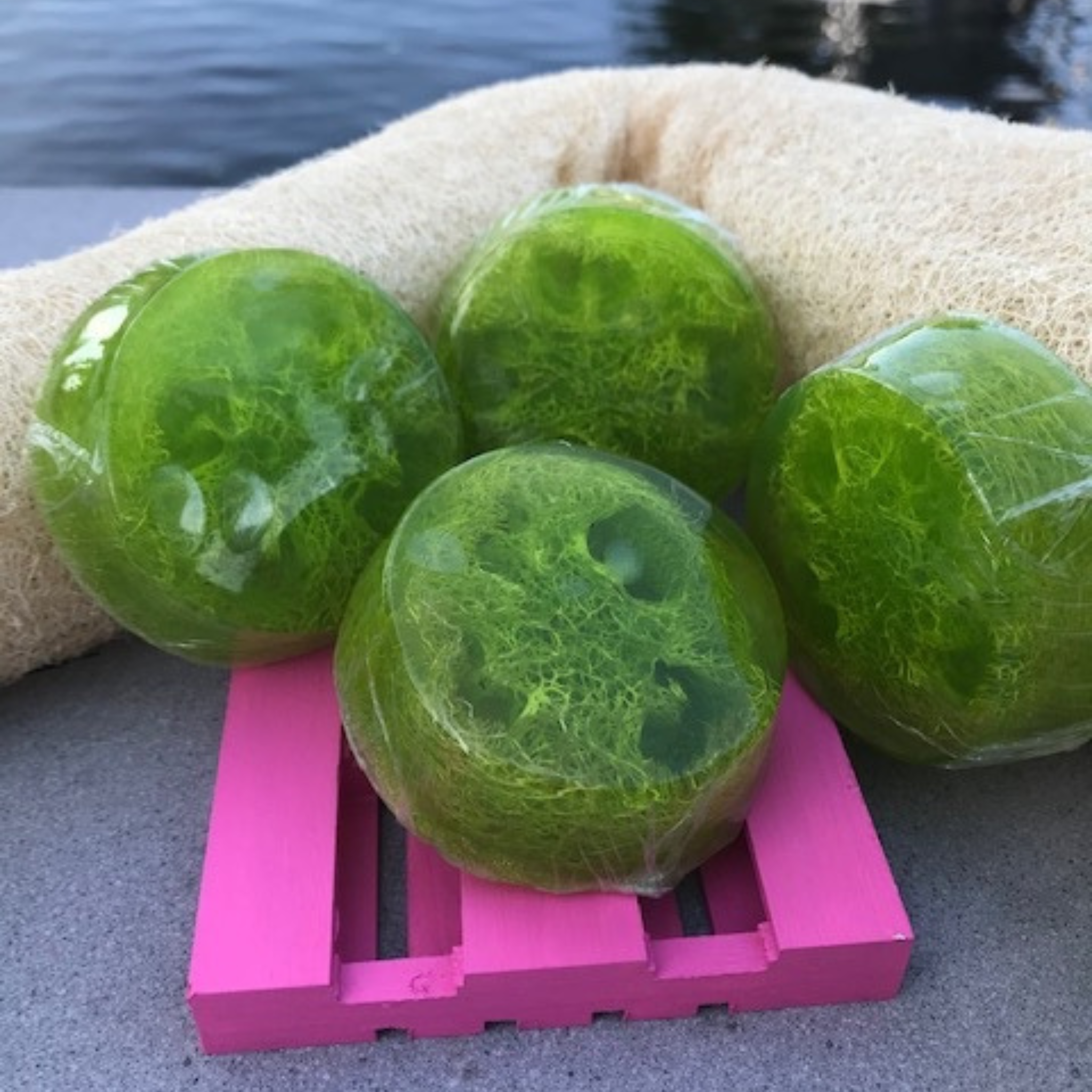 Key West Body Scrubs - Loofah Much Key Lime Soap