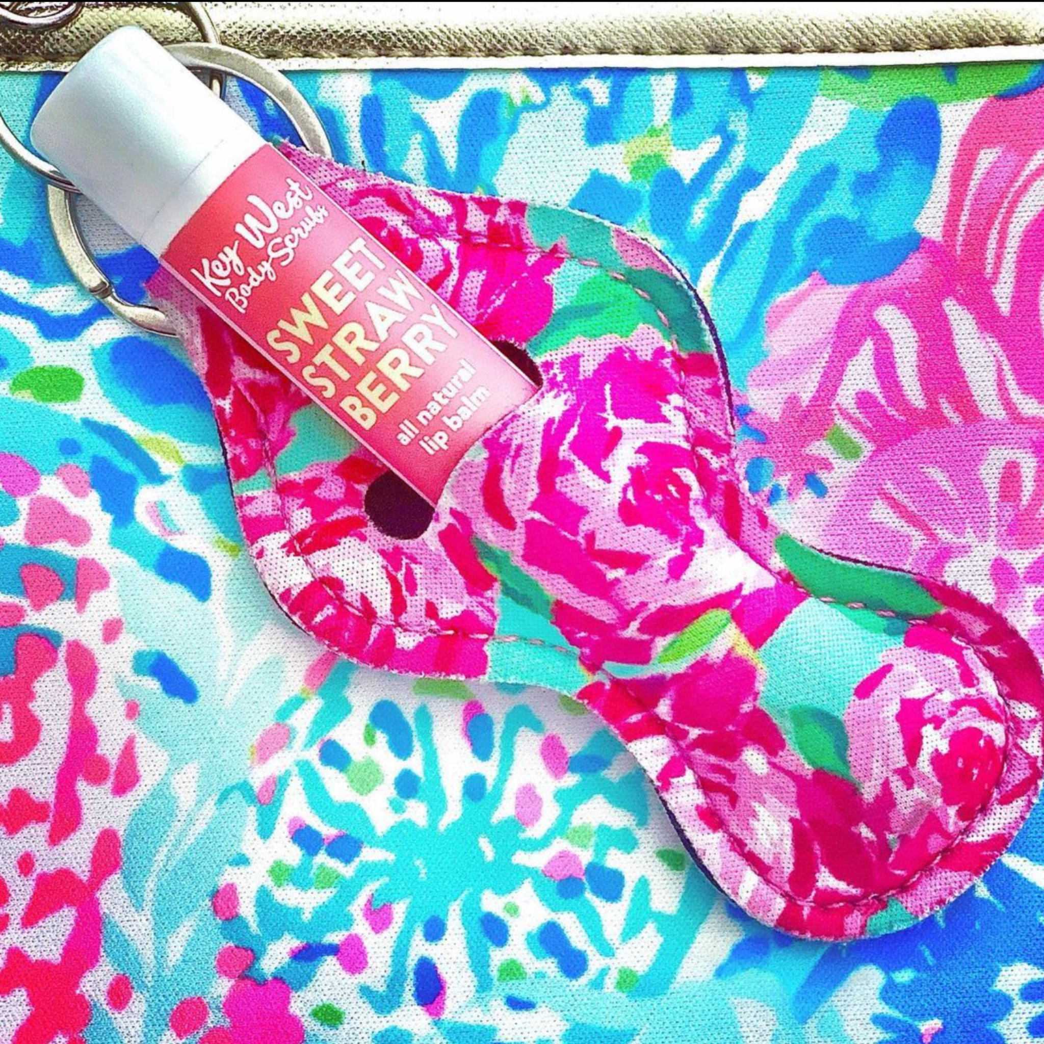 Key West Body Scrubs - Sweet Strawberry Natural Lip Balm Edit alt text