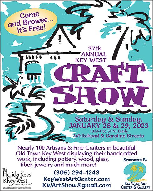 37th Annual Key West Craft Show January 28th & 29th